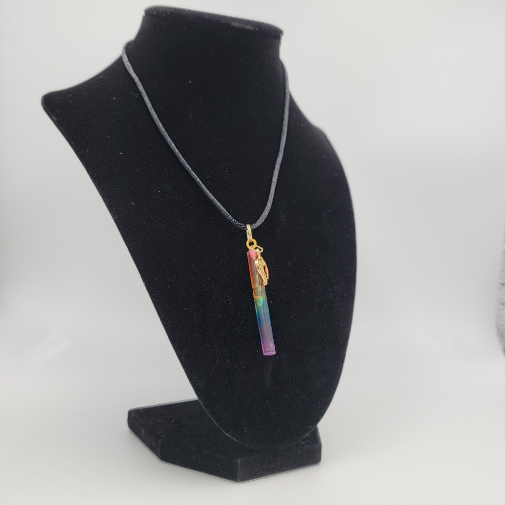 Handmade Rainbow Necklace🌈 - Picture 6 of 10